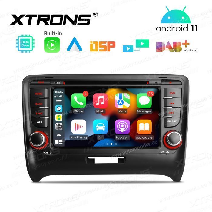 Audi TT (2006-2012) mudelipõhine Android 11 GPS autoraadio ja multimeedia keskus
