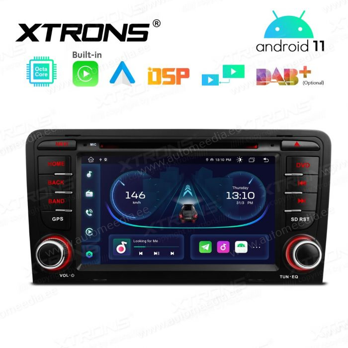 Audi A3 (2003-2012) Android 12  | GPS auto radio un multimediju centrs