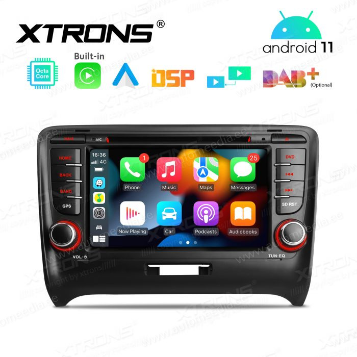Audi TT (2006-2012) mudelipõhine Android 12 GPS autoraadio ja multimeedia keskus