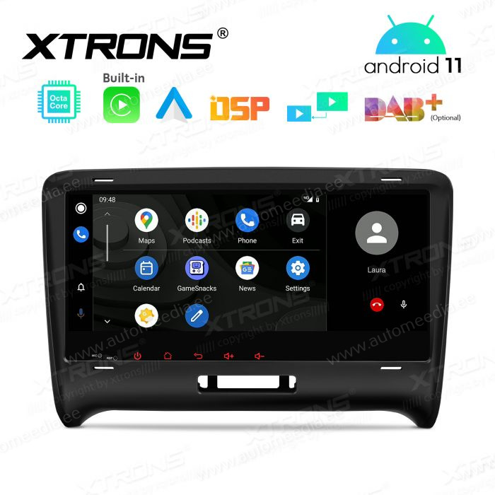 Audi TT (2006-2012) mudelipõhine Android 11 GPS autoraadio ja multimeedia keskus