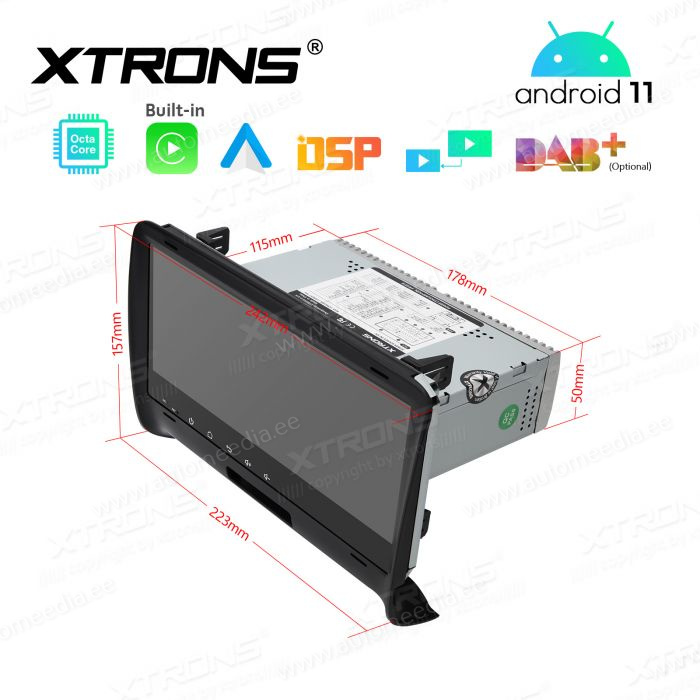 Audi TT (2006-2012) mudelipõhine Android 11 GPS autoraadio ja multimeedia keskus