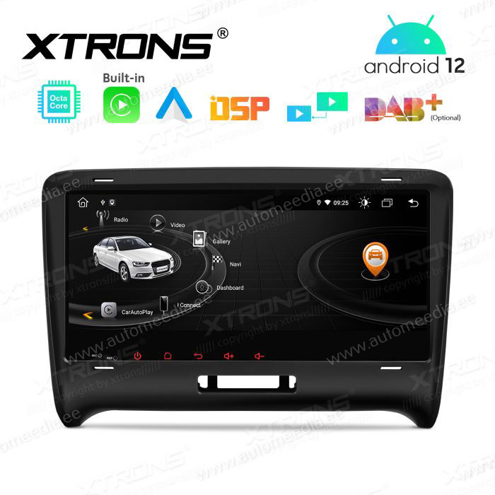 Audi TT (2006-2012) mudelipõhine Android 12 GPS autoraadio ja multimeedia keskus