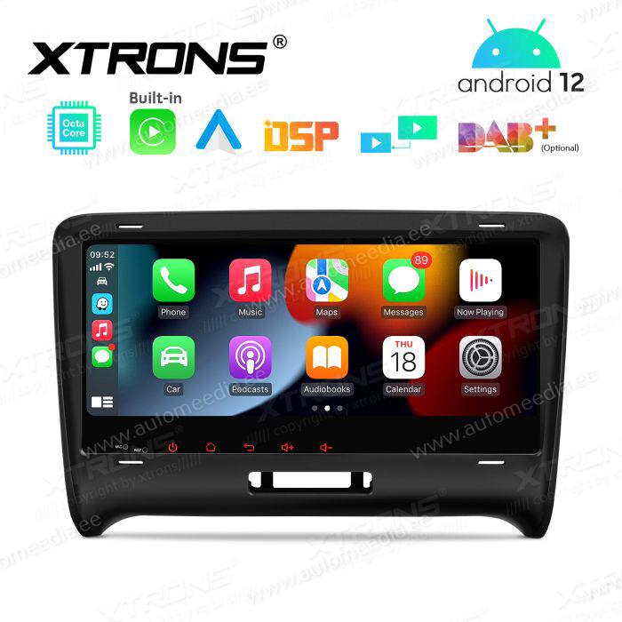 Audi TT (2006-2012) mudelipõhine Android 12 GPS autoraadio ja multimeedia keskus