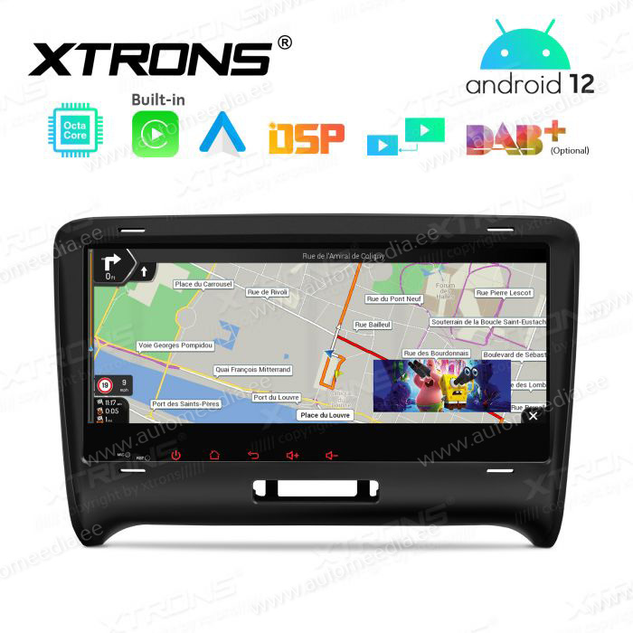 Audi TT (2006-2012) mudelipõhine Android 12 GPS autoraadio ja multimeedia keskus