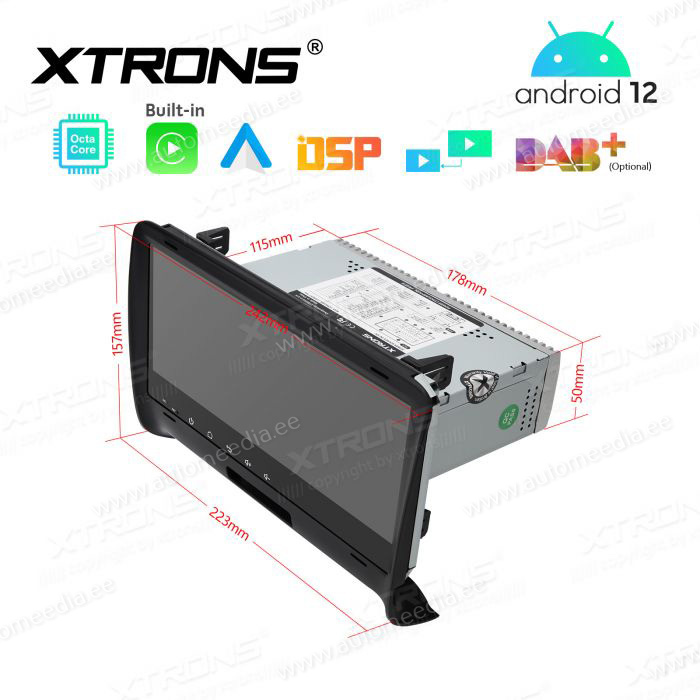 Audi TT (2006-2012) mudelipõhine Android 12 GPS autoraadio ja multimeedia keskus