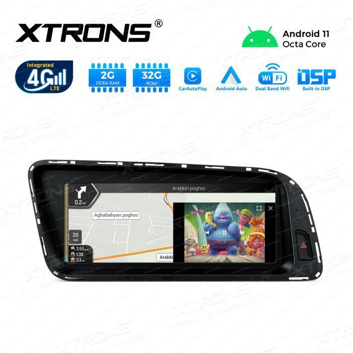 Audi Q5 (2009 - 2017) | Audi concert | Audi symphony mudelipõhine Android 11 GPS autoraadio ja multimeedia keskus