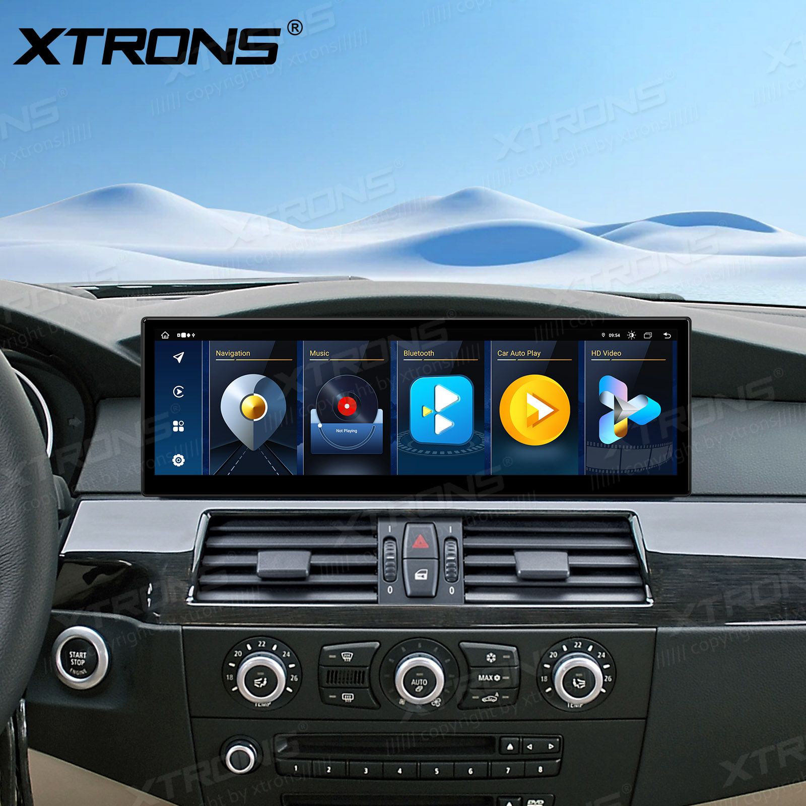 BMW 5.ser | E60 | E61 | iDrive CCC (2005-2008) Android 13 Car Multimedia Player with GPS Navigation