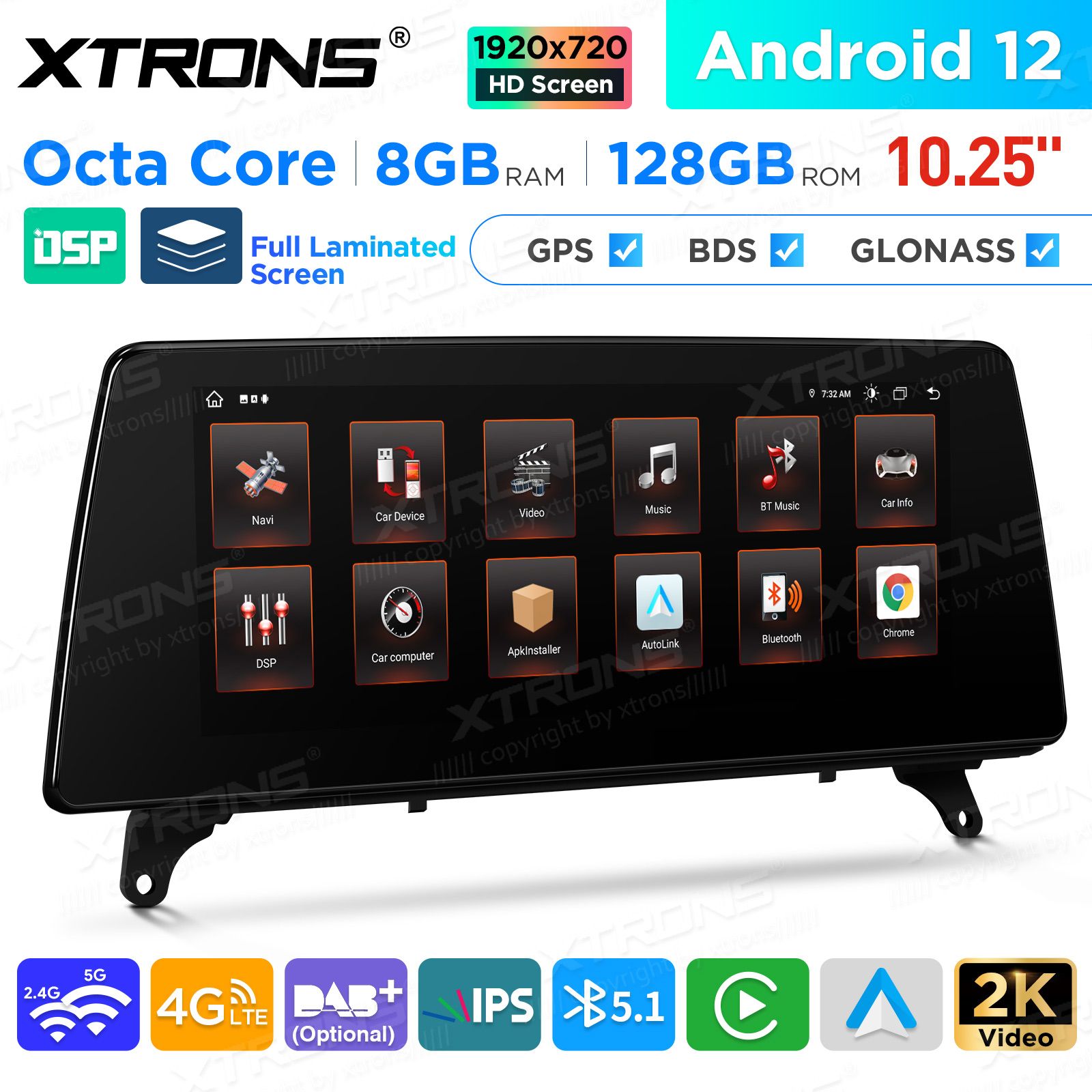 BMW X5 | X6 | E70 | 71 iDrive CCC (2007-2010) mudelipõhine Android 12 GPS autoraadio ja multimeedia keskus
