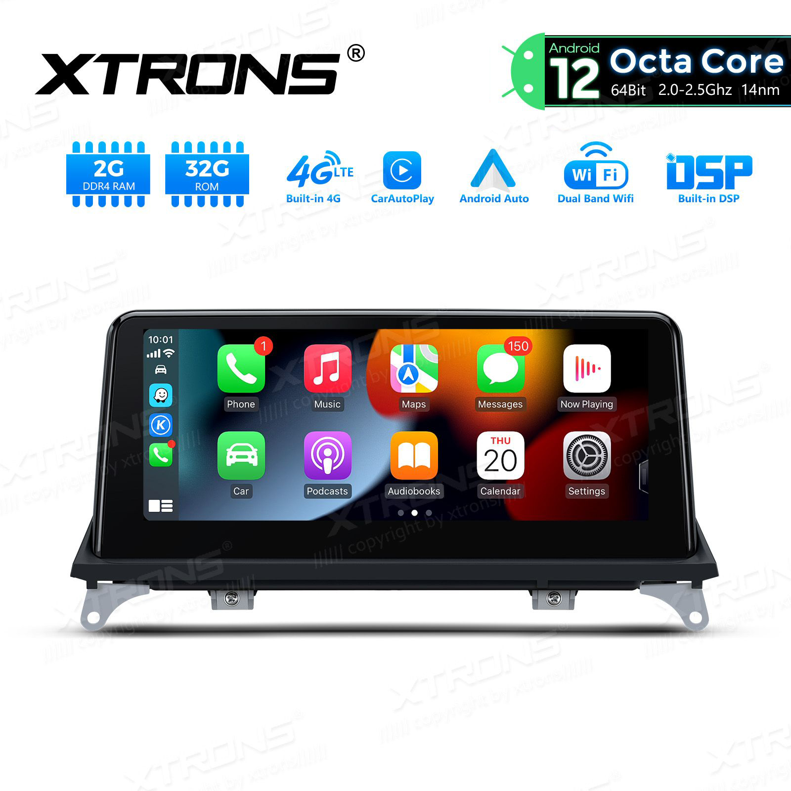 BMW X5 | X6 | E70 | 71 iDrive CCC (2007-2010) Автомобильная магнитола Android 12 с GPS навигацией