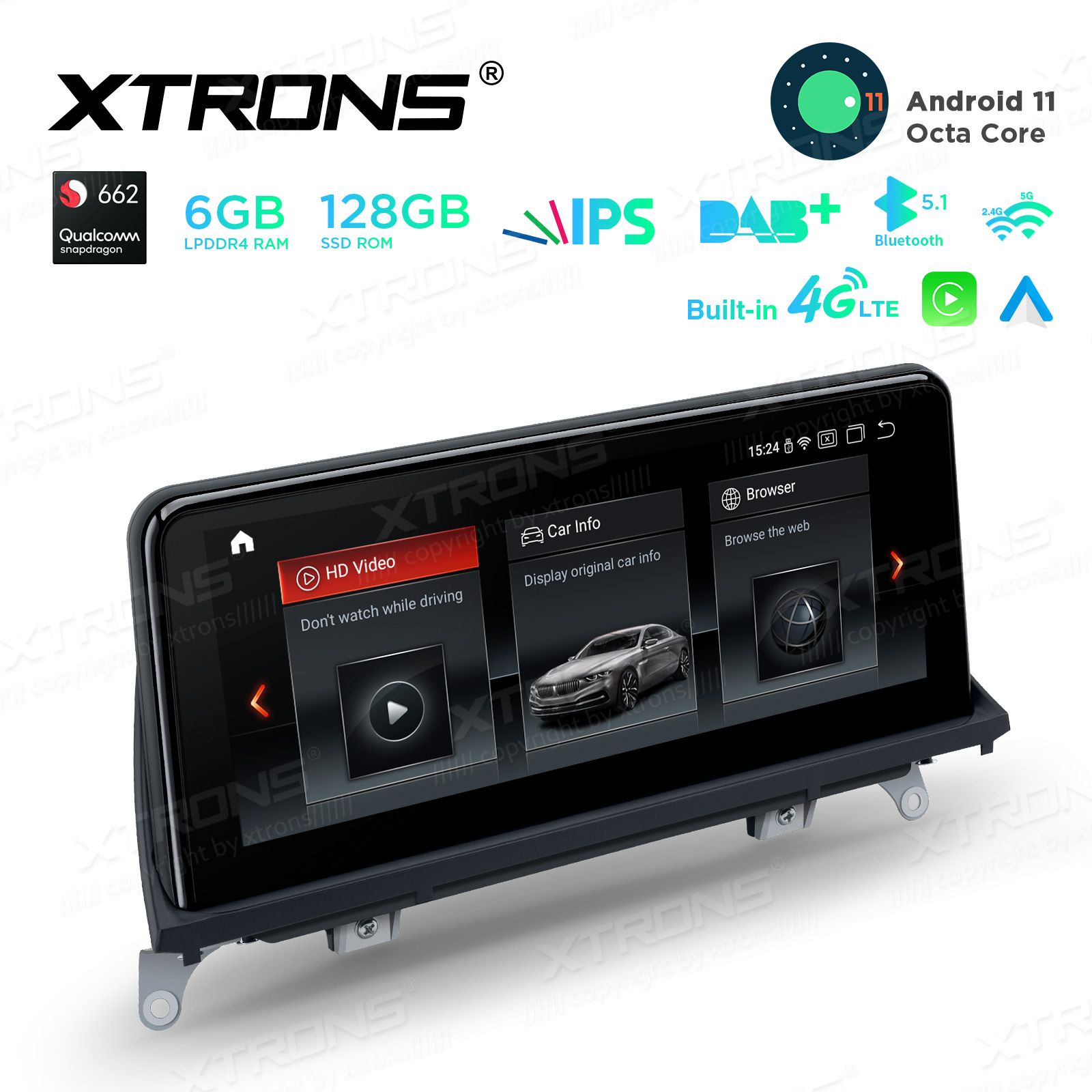 BMW X5 | X6 | E70 | 71 iDrive CCC (2007-2010) kahesüsteemne, originaalraadio säilitav Android 11 GPS autoraadio ja multimeedia keskus