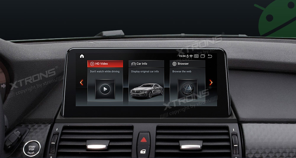 BMW X5 | X6 | E70 | 71 iDrive CCC (2007-2010)  XTRONS QPB12X5CC merkkikohtainen Android GPS multimedia näyttö