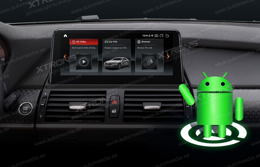 BMW X5 | X6 | E70 | 71 iDrive CCC (2007-2010)  XTRONS QSB12X5CC merkkikohtainen Android GPS multimedia näyttö