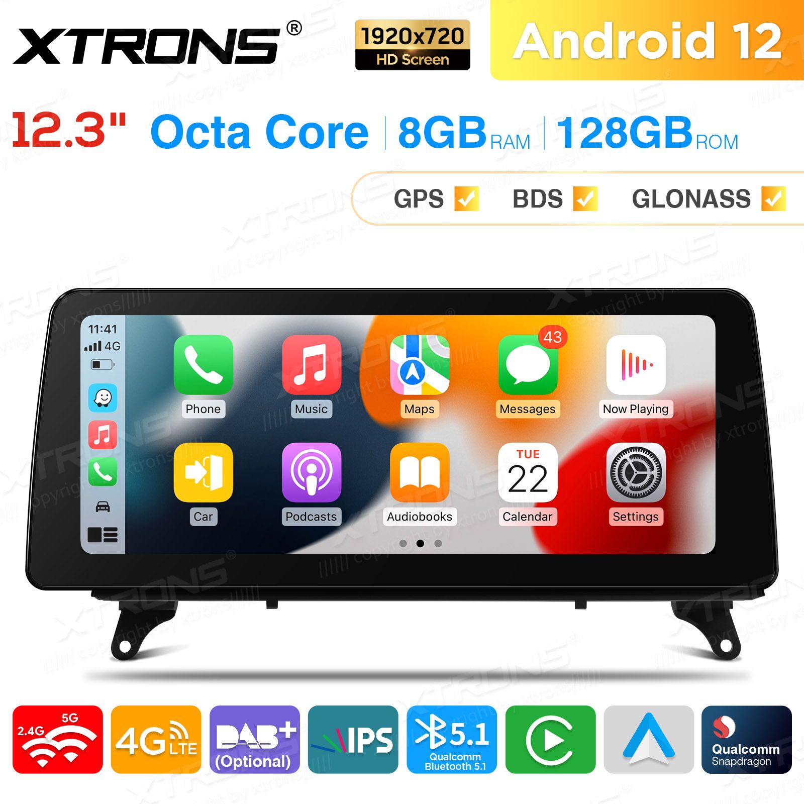 BMW X5 | X6 | E70 | 71 iDrive CCC (2007-2010) kahesüsteemne, originaalraadio säilitav Android 12 GPS autoraadio ja multimeedia keskus