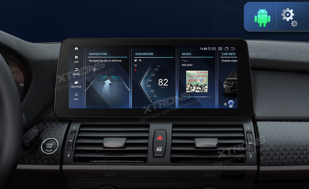 BMW X5 | X6 | E70 | 71 iDrive CCC (2007-2010)  XTRONS QXB22X5CC_LP Car multimedia GPS player with Custom Fit Design