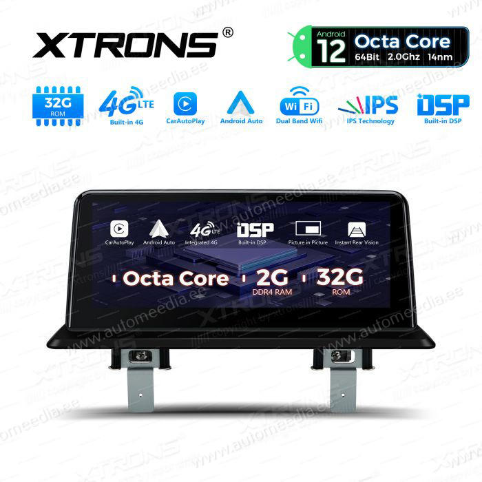 BMW 1. ser. E81 | E82 | E87 | E88 (2006-2009) iDrive CCC kahesüsteemne, originaalraadio säilitav Android 12 GPS autoraadio ja multimeedia keskus