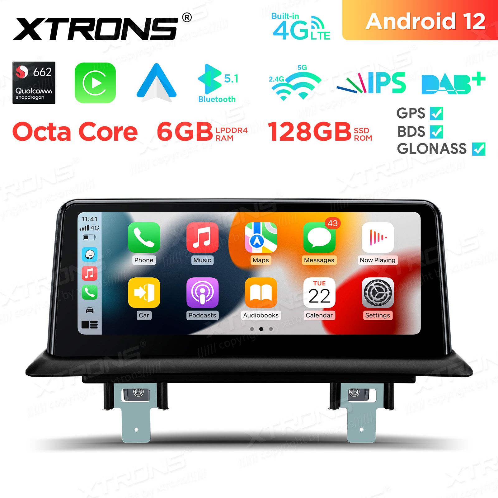 BMW 1. ser. E81 | E82 | E87 | E88 (2004-2012) w/o orig. screen mudelipõhine Android 11 GPS autoraadio ja multimeedia keskus