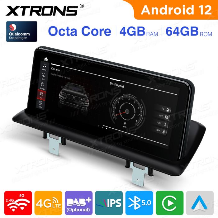 BMW 1. ser. E81 | E82 | E87 | E88 (2004-2012) w/o orig. screen mudelipõhine Android 12 GPS autoraadio ja multimeedia keskus