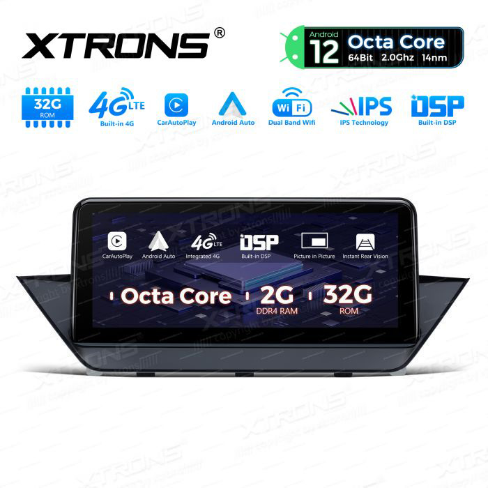 BMW X1 E84 (2009-2015) w/o orig. screen mudelipõhine Android 12 GPS autoraadio ja multimeedia keskus
