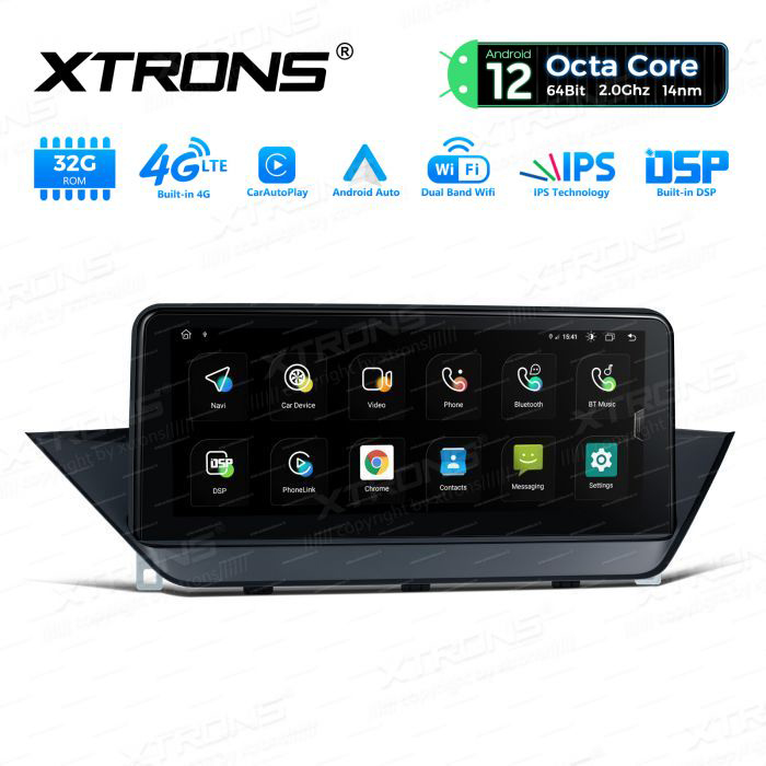 BMW X1 E84 (2009-2015) w/o orig. screen mudelipõhine Android 12 GPS autoraadio ja multimeedia keskus