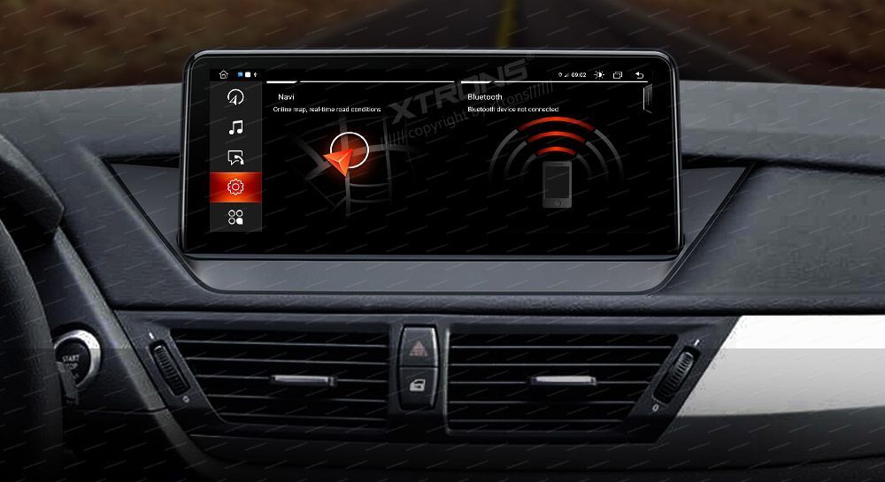 BMW X1 E84 (2009-2015) w/o orig. screen  XTRONS QEB12X1UN Car multimedia GPS player with Custom Fit Design