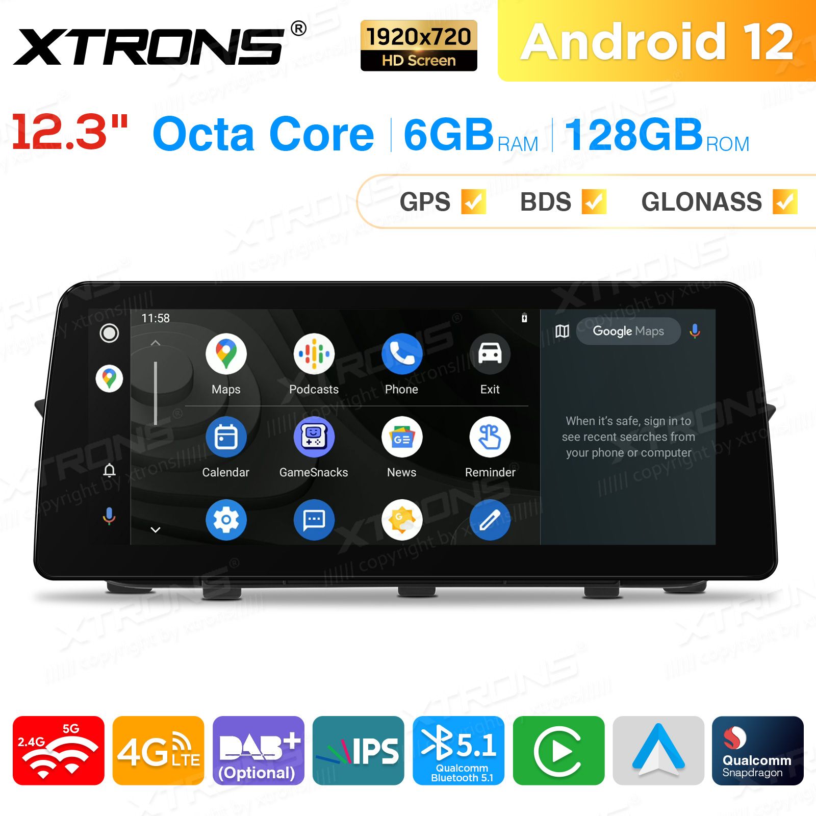 BMW X1 E84 (2009-2015) w/o orig. screen mudelipõhine Android 12 GPS autoraadio ja multimeedia keskus