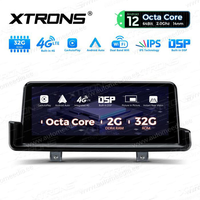 BMW 3. ser. E90 | E91 | E92 | E93 (2005-2012) w/o orig. screen mudelipõhine Android 12 GPS autoraadio ja multimeedia keskus
