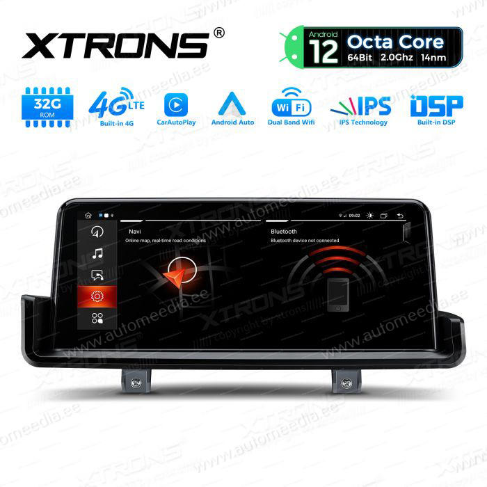 BMW 3. ser. E90 | E91 | E92 | E93 (2005-2012) w/o orig. screen mudelipõhine Android 12 GPS autoraadio ja multimeedia keskus