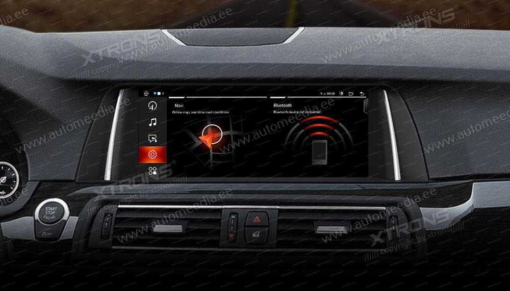 BMW 5. ser. BMW F10 | F11 iDrive CIC (2010-2012)  XTRONS QEB12FVCI Car multimedia GPS player with Custom Fit Design