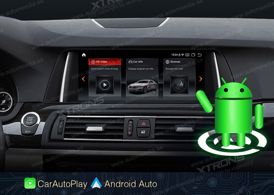 BMW 5. ser. BMW F10 | F11 iDrive NBT (2013-2016)  XTRONS QSB12FVNB merkkikohtainen Android GPS multimedia näyttö