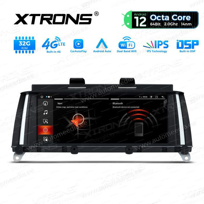 BMW X3 F25 iDrive NBT (2013-2016) kahesüsteemne, originaalraadio säilitav Android 12 GPS autoraadio ja multimeedia keskus