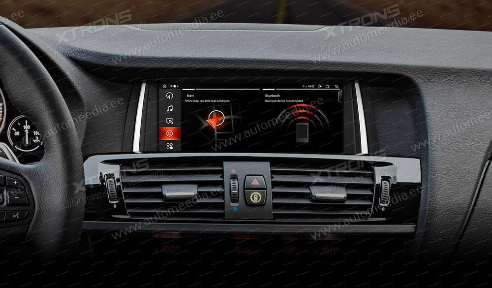 BMW X3 F25 iDrive CIC (2011-2013)  XTRONS QEB82X3CI merkkikohtainen Android GPS multimedia näyttö