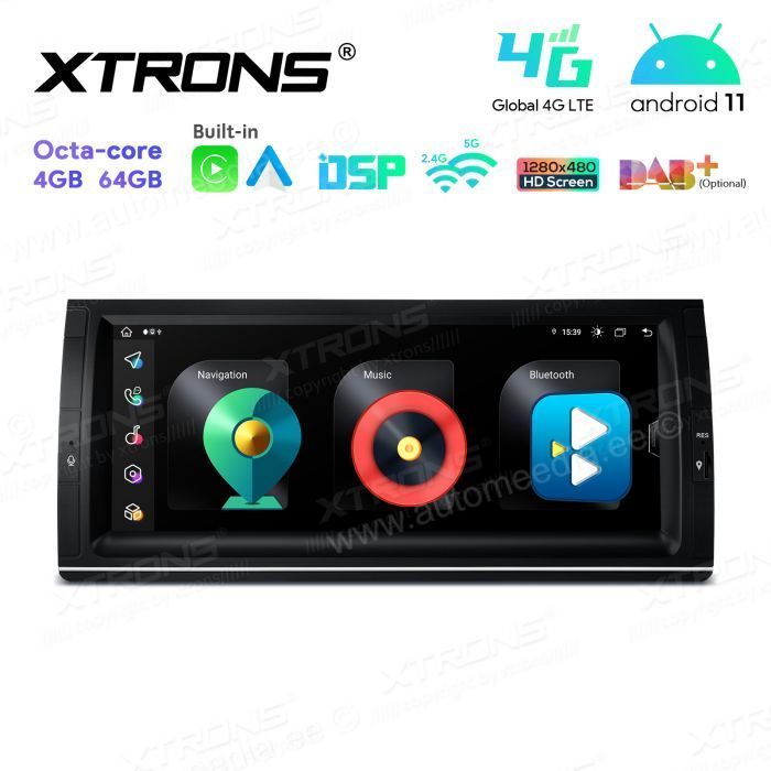 BMW X5 E53 (1999-2006) Android 12  | GPS auto radio un multimediju centrs