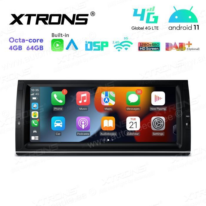 BMW X5 E53 (1999-2006) mudelipõhine Android 12 GPS autoraadio ja multimeedia keskus
