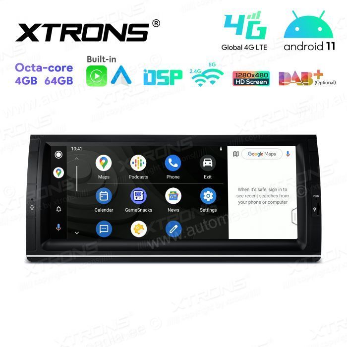 BMW X5 E53 (1999-2006) mudelipõhine Android 12 GPS autoraadio ja multimeedia keskus