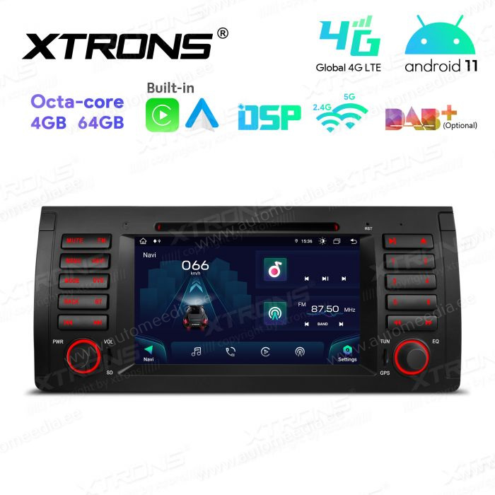 BMW X5 E53 (1999-2006) mudelipõhine Android 12 GPS autoraadio ja multimeedia keskus