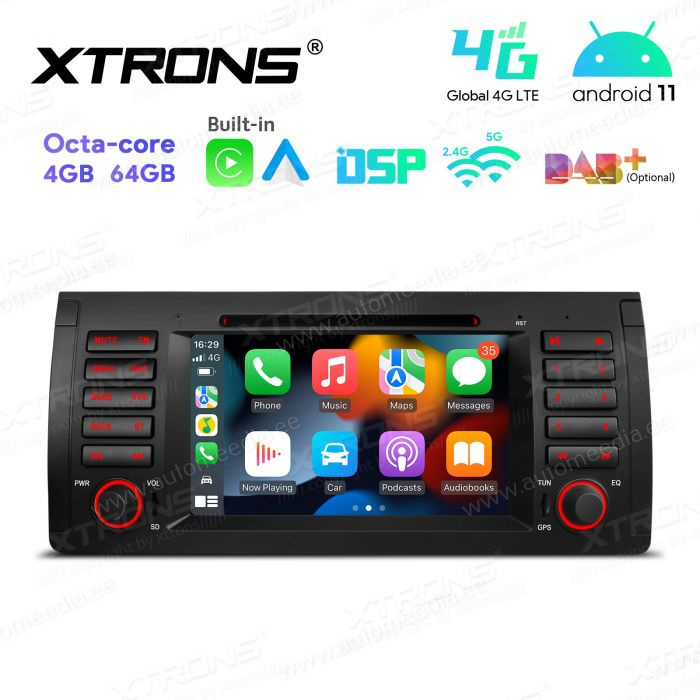 BMW X5 E53 (1999-2006) mudelipõhine Android 12 GPS autoraadio ja multimeedia keskus