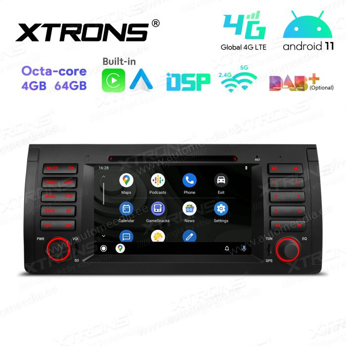 BMW X5 E53 (1999-2006) mudelipõhine Android 12 GPS autoraadio ja multimeedia keskus