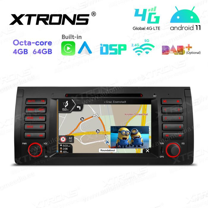 BMW X5 E53 (1999-2006) mudelipõhine Android 12 GPS autoraadio ja multimeedia keskus