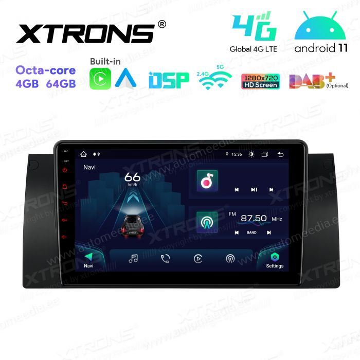 BMW X5 E53 (1999-2006) Android 12  | GPS auto radio un multimediju centrs