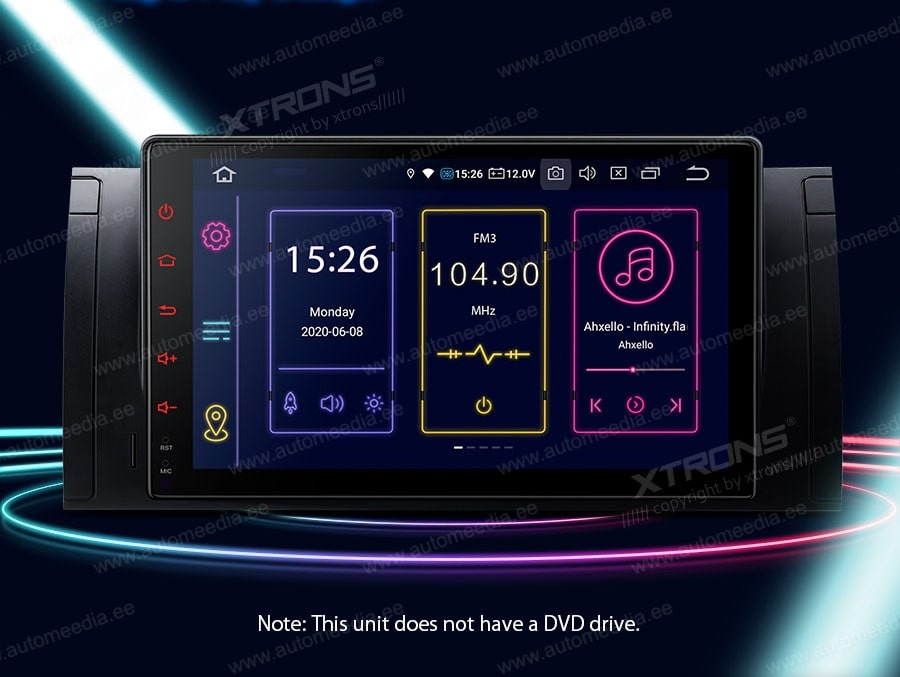 BMW X5 E53 (1999-2006) XTRONS IB9053BL Car multimedia GPS player with Custom Fit Design