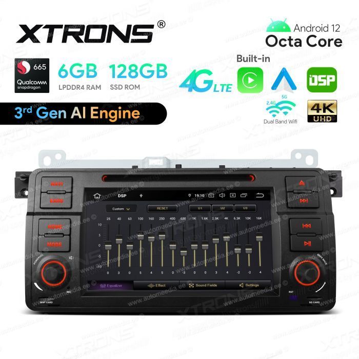 BMW 3. seeria E46 (1998-2006) mudelipõhine Android 12 GPS autoraadio ja multimeedia keskus