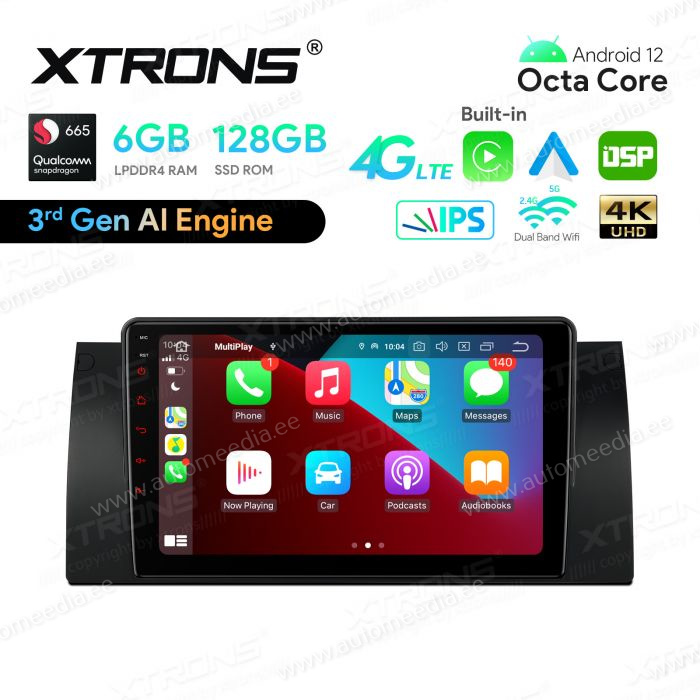 BMW X5 E53 (1999-2006) mudelipõhine Android 12 GPS autoraadio ja multimeedia keskus