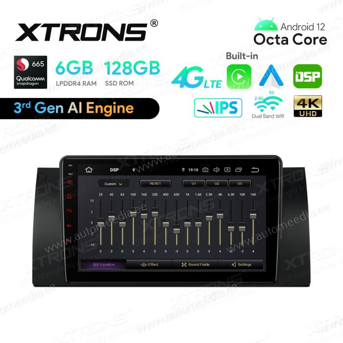 BMW X5 E53 (1999-2006) mudelipõhine Android 12 GPS autoraadio ja multimeedia keskus