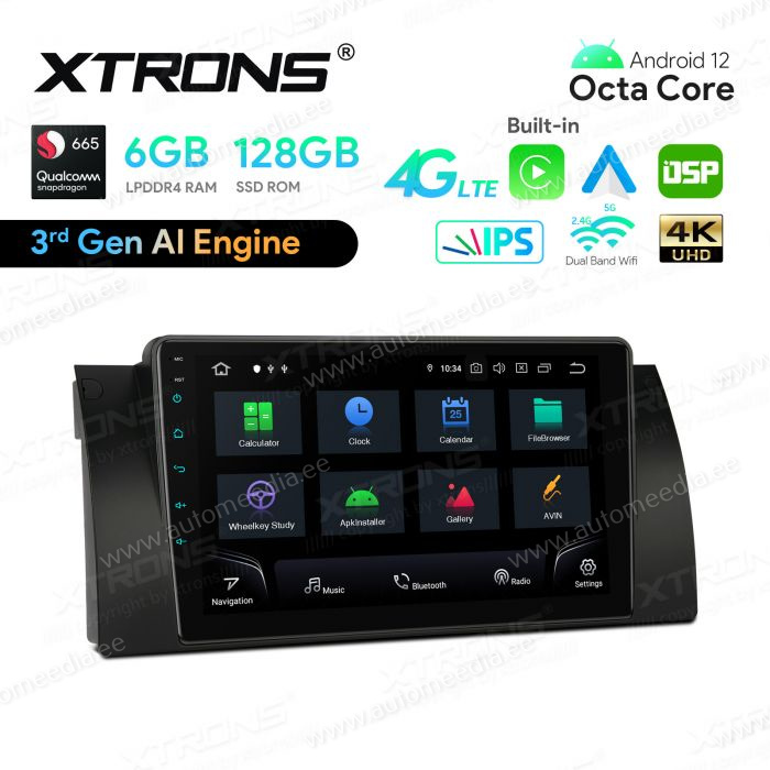 BMW X5 E53 (1999-2006) mudelipõhine Android 12 GPS autoraadio ja multimeedia keskus