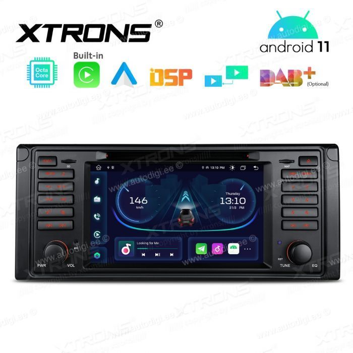 BMW 5. seeria E39 (1995-2004) Android 11 Car Multimedia Player with GPS Navigation