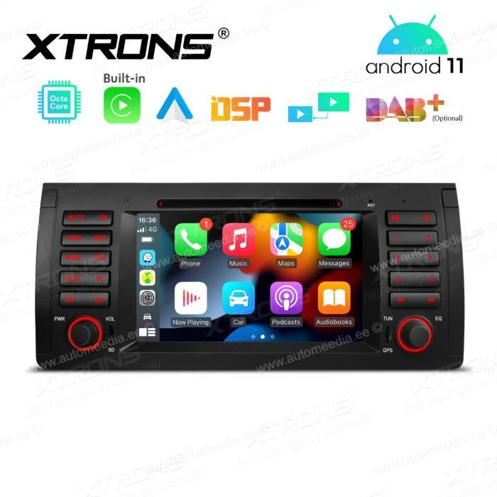 BMW X5 E53 (1999-2006) mudelipõhine Android 11 GPS autoraadio ja multimeedia keskus
