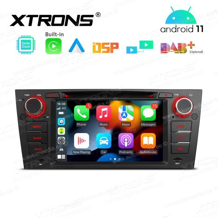 BMW 3. seeria E90 | E91 | E92 | E93 (2005-2012) ilma originaal ekraanita autolemudelipõhine Android 11 GPS autoraadio ja multimeedia keskus