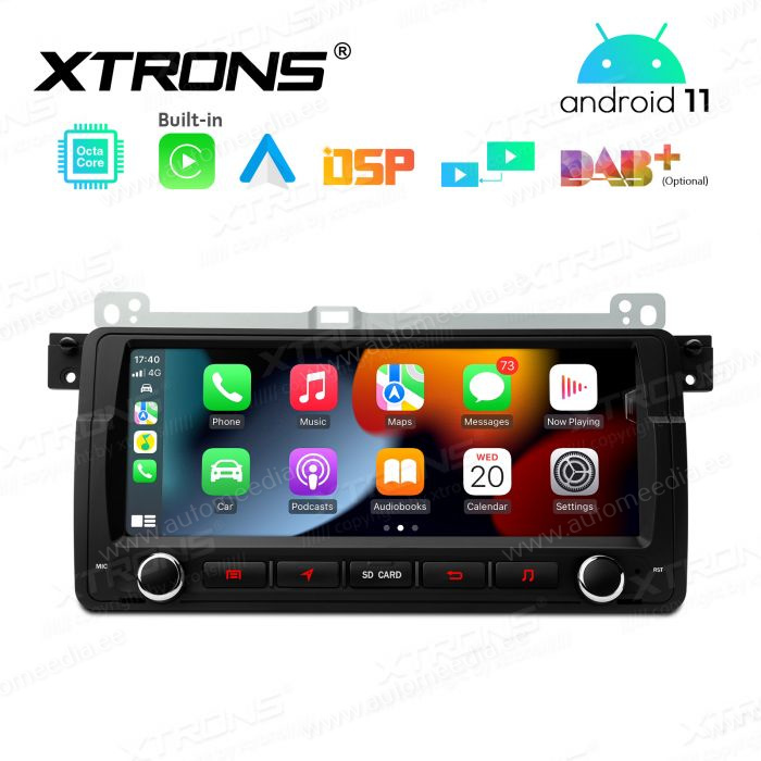 BMW 3. seeria E46 (1998-2006) mudelipõhine Android 12 GPS autoraadio ja multimeedia keskus