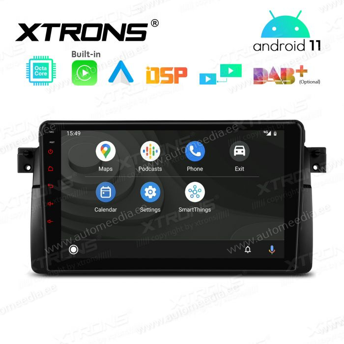 BMW 3. seeria E46 (1998-2006) mudelipõhine Android 12 GPS autoraadio ja multimeedia keskus