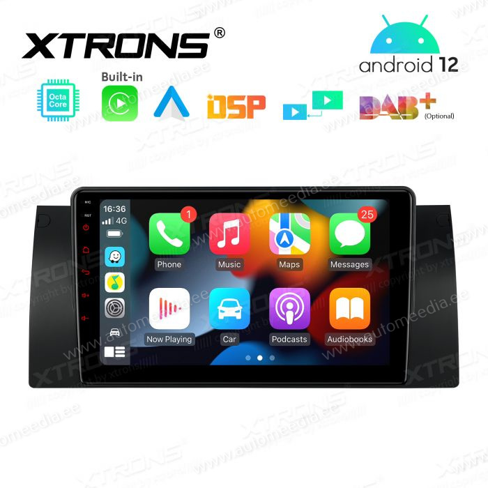 BMW X5 E53 (1999-2006) mudelipõhine Android 12 GPS autoraadio ja multimeedia keskus